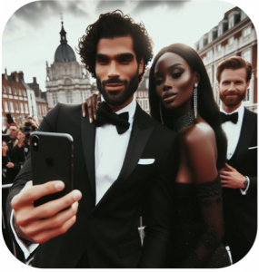 4-6-J19 BM COUPLE SELFIE BLACK