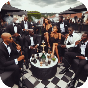 5-5-J19 BM HOOKAH BLACK